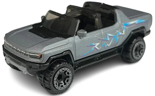 Barbie The Movie Hot Wheels 2024 Gray GMC HUMMER EV 184/250 HW Screen Time 10/10