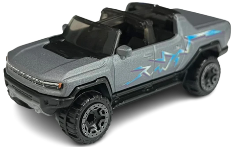 Barbie The Movie Hot Wheels 2024 Gray GMC HUMMER EV 184/250 HW Screen Time 10/10