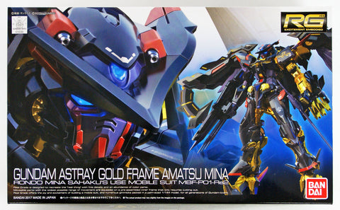 Bandai RG-24 Gundam Astray Gold Frame Amatsu Mina 1/144 Scale Plastic Model Kit