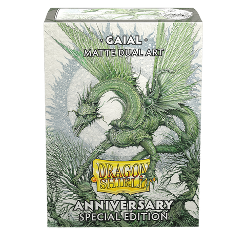 Dragon Shield: Standard 100ct Sleeves - Special Anniversary - Gaial (Dual Matte)