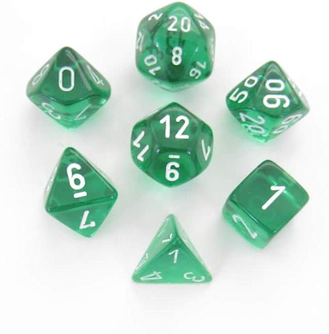 CHX 23275 Translucent: Poly D10 Green/White