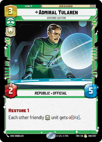 Admiral Yularen (092/257) (092/257) [Twilight of the Republic]