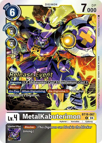 MetalKabuterimon [BT18-067] [Release Special Booster Ver.2.0 Promos]