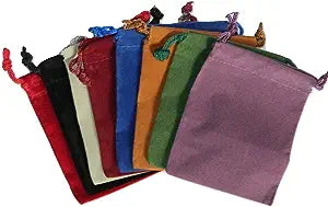 Asorted Velour Dice Pouch