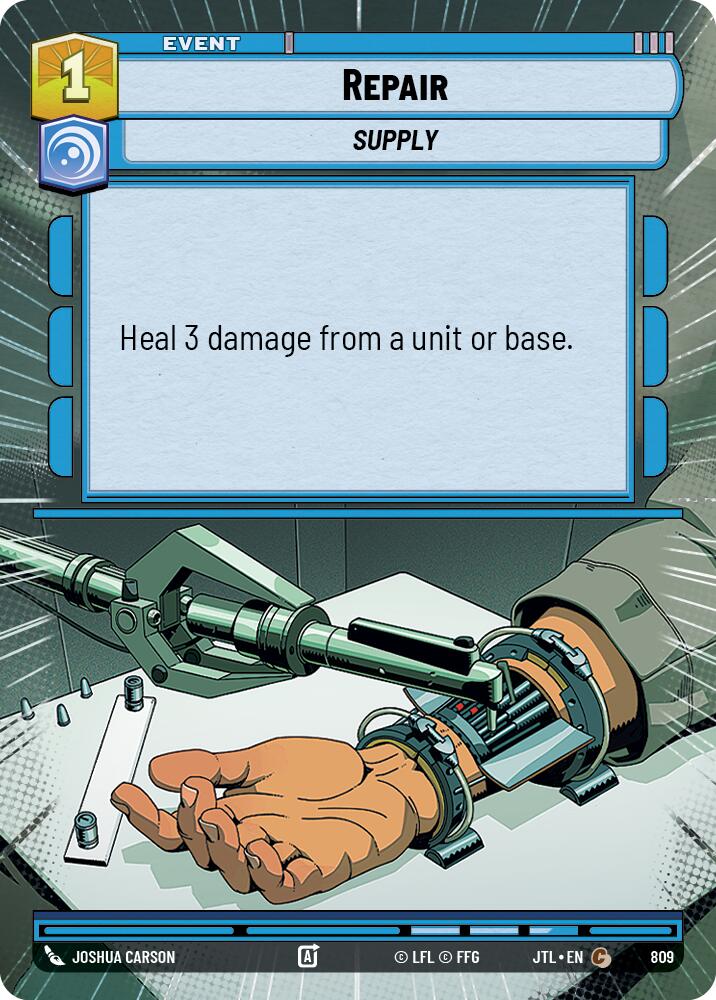 Repair (809) (Hyperspace Foil) (809) [Jump to Lightspeed]