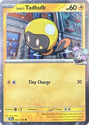 Iono's Tadbulb (052/159) (Cosmos Holo) [Scarlet & Violet: Journey Together]