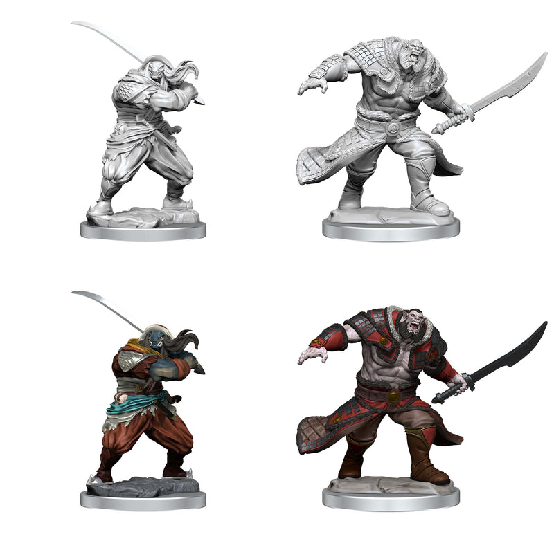 MTG Miniatures: Helmsmasher and Unyielding Krumar