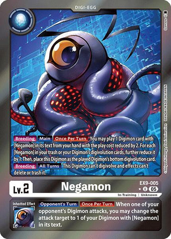 Negamon [EX9-005] (Limited Foil) [Versus Monsters]