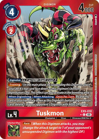 Tuskmon [EX9-010] (Limited Foil) [Versus Monsters]