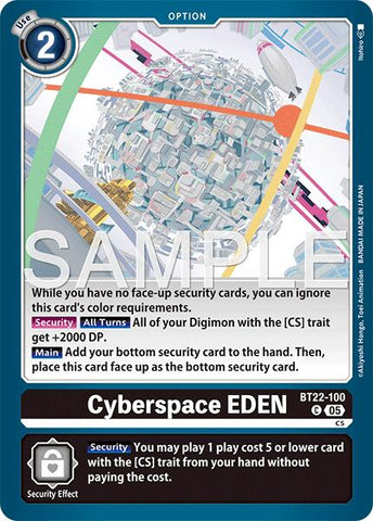 Cyberspace EDEN [BT22-100] [Cyber Eden]