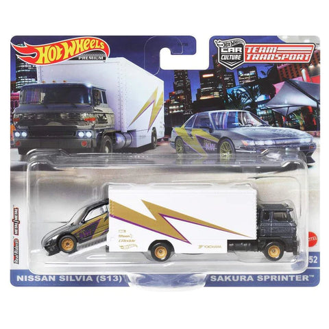 Nissan Silvia(S13) and Sakura Sprinter Hot Wheels Team Transport