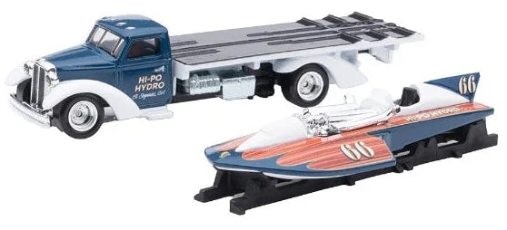 Hot Wheels 2022 Team Transport Hydro Plane & Speed Waze 1/64 Diecast Model