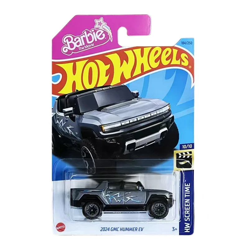 Barbie The Movie Hot Wheels 2024 Gray GMC HUMMER EV 184/250 HW Screen Time 10/10
