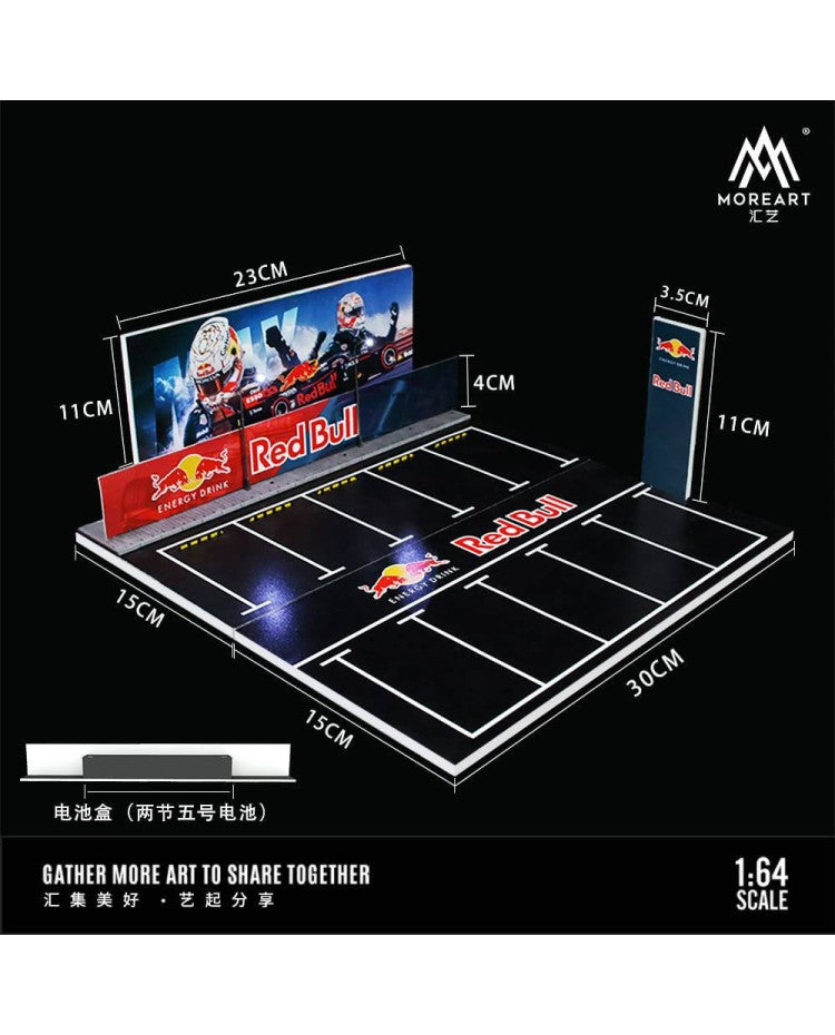 MoreArt 1:64 PARKING LOT SCENE Red Bull