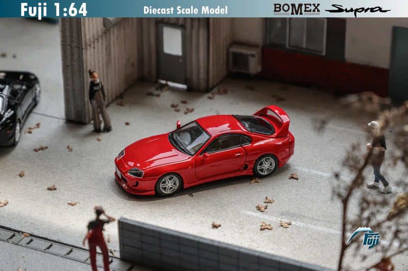 FUJI 1:64 TOYOTA SUPRA RZ MK4 A80 (JZA80) BOMEX V1 RED