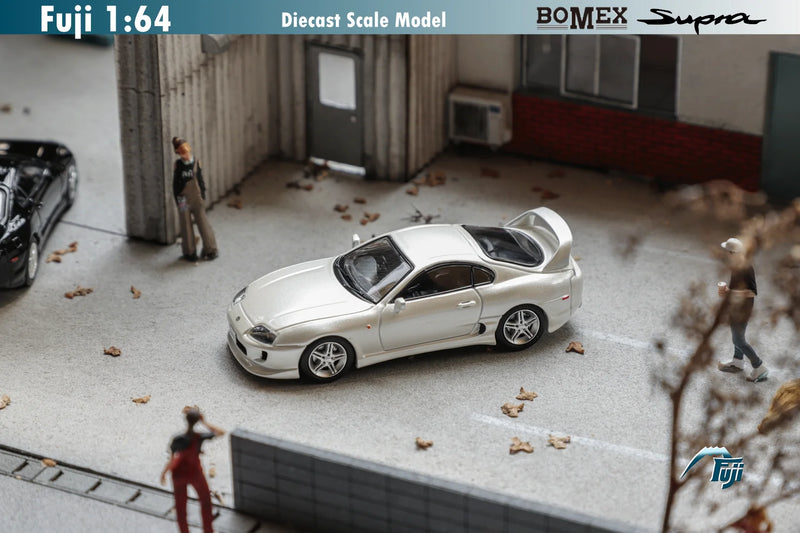 FUJI 1:64 TOYOTA SUPRA RZ MK4 A80 (JZA80) BOMEX V1 WHITE