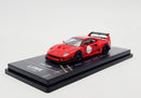 LBWK (Liberty Walk) F40 Red with Graphics 1/64 Diecast Model Car