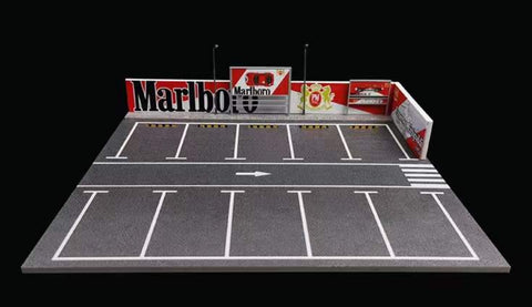 MoreArt 1:64 PARKING LOT SCENE Marlboro: MO005006