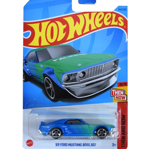 2023-244 Hot Wheels Cars 69 FORD MUSTANG BOSS 302 1/64 Metal Die-cast Model Collection Toy Vehicles