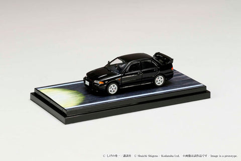 1/64 Mitsubishi Lancer RS Evolution III / Initial D VS Ryosuke Takahashi w/Kyoichi Sudo Driver Figure
