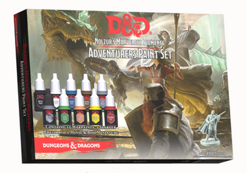 Dungeons & Dragons Nolzur’s Marvelous Miniatures: Adventurer Paint Set