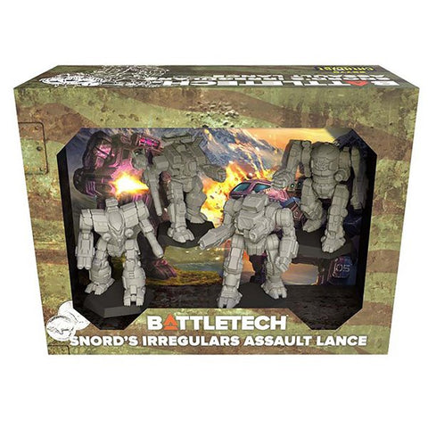 BattleTech: Snords Irregulars Assault Lance - Miniature Force Pack