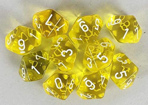 CHX 23272 Translucent: Poly D10 Yellow/White