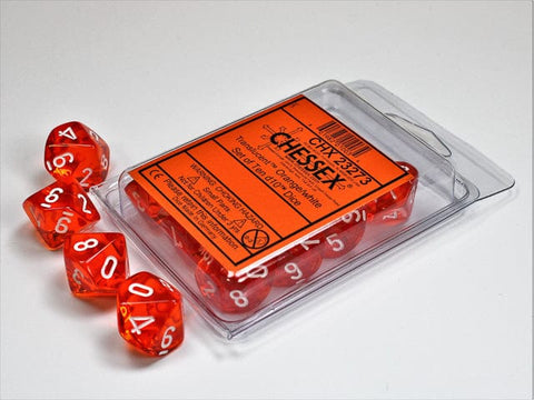 CHX 23273 Translucent: Poly D10 Orange/White