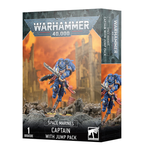 40k Space Marines: Captain with Jump Pack