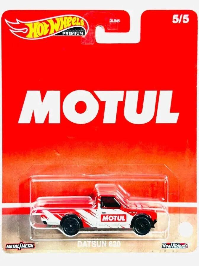 2023 Hot Wheels Premium Pop Culture Vintage Oil Datsun 620 Motul