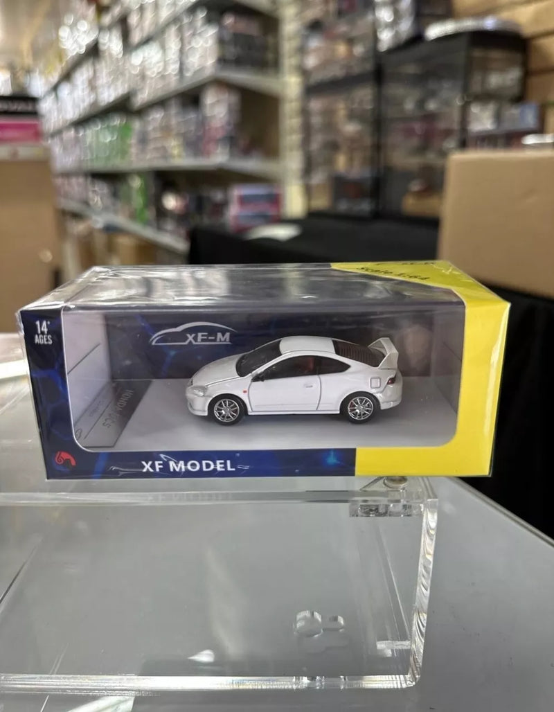 HONDA INTEGRA DC5 WHITE 1/64 SCALE DIECAST CAR BY XF MODEL