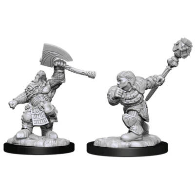 MTG Miniatures: DWARF FIGHTER/ CLERIC