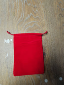 Asorted Velour Dice Pouch