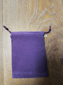 Asorted Velour Dice Pouch