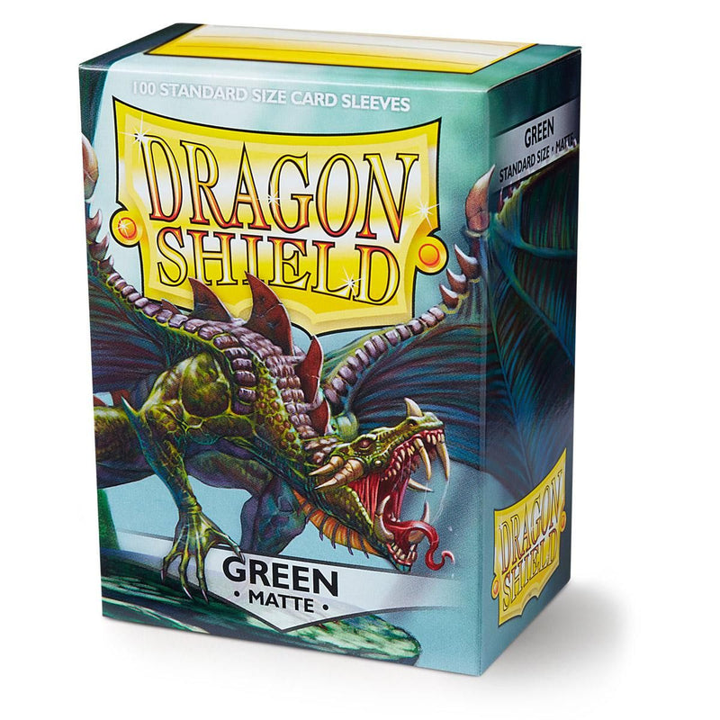 Dragon Shield: Standard 100ct Sleeves - Green (Matte)