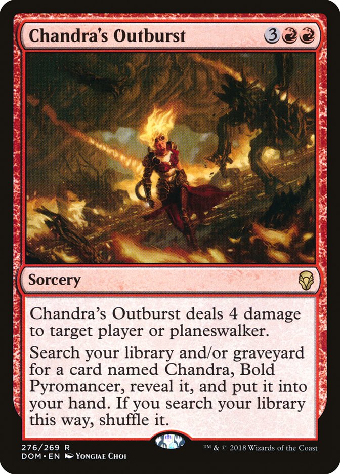 Chandra's Outburst [Dominaria]